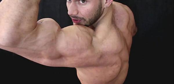  Dominating verbal choke and crush punishment from alpha muscle cock